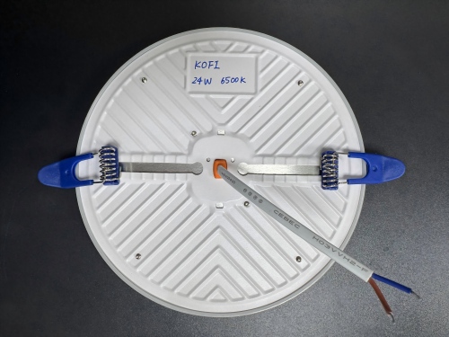 9/24/36W įleidžiamas berėmio DOB ​​skydelio apšvietimas, lygintuvas+pp